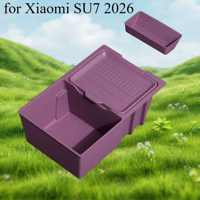 Silicone Center Console Organizer Tray for Xiaomi SU7 2026 – Armrest Storage Box Insert, Non-Slip Interior Divider Caddy F
Silicone Center Console Organizer Tray for Xiaomi SU7 2026 – Armrest Storage Box Insert, Non-Slip Interior Divider Caddy F