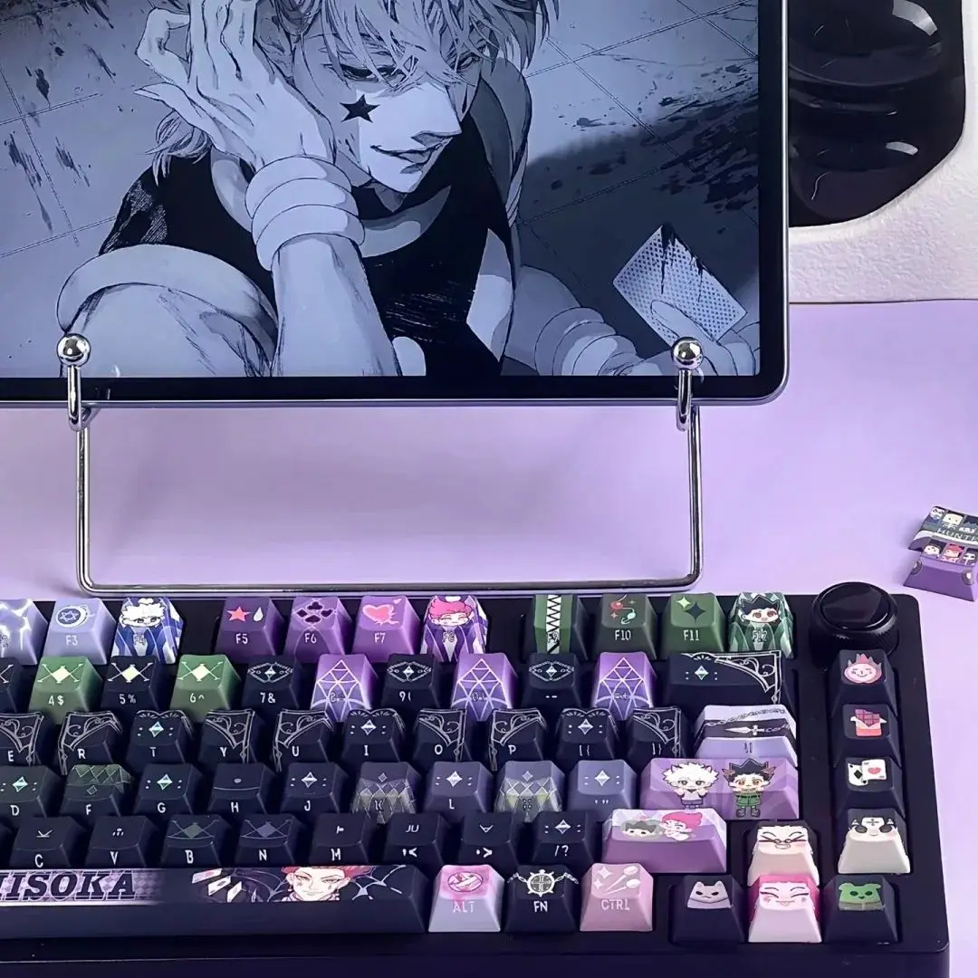 Колпачки для клавиш Hunter x Hunter, колпачки для клавиш в стиле аниме Chreey, 142 клавиши, подарок, милый краситель, сублимационная механическая клавиатура, 2,25 U, 2,75U для Алисы
Колпачки для клавиш Hunter x Hunter, колпачки для клавиш в стиле аниме Chreey, 142 клавиши, подарок, милый краситель, сублимационная механическая клавиатура, 2,25 U, 2,75U для Алисы