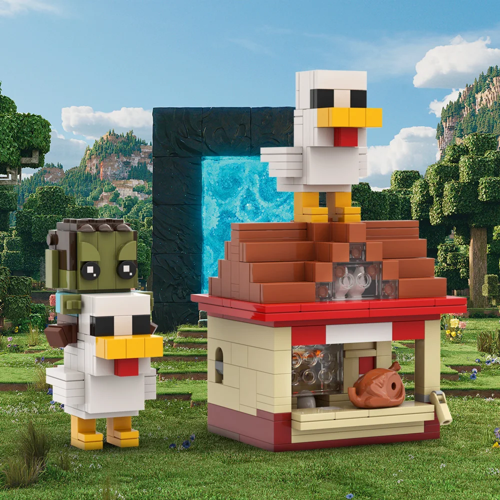 Moc Chicken Jockey & Steve's Lava Chicken Building Blocks - Pixel Style Mob Model Kit Bricks Set Collectible Kid Adult Toys Gift
Moc Chicken Jockey & Steve's Lava Chicken Building Blocks - Pixel Style Mob Model Kit Bricks Set Collectible Kid Adult Toys Gift