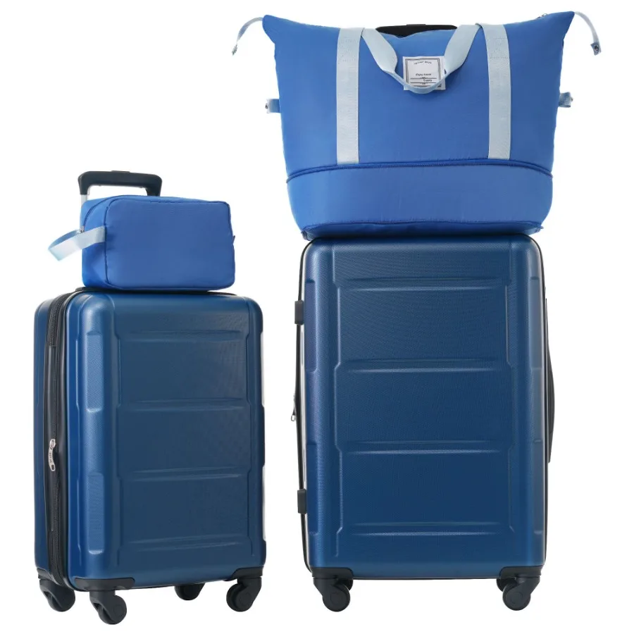 2 Piece Luggage Set with Bags Expanable Spinner Wheels ABS Lightweight Suitcase with TSA Lock 20inch+24inch
2 Piece Luggage Set with Bags Expanable Spinner Wheels ABS Lightweight Suitcase with TSA Lock 20inch+24inch
