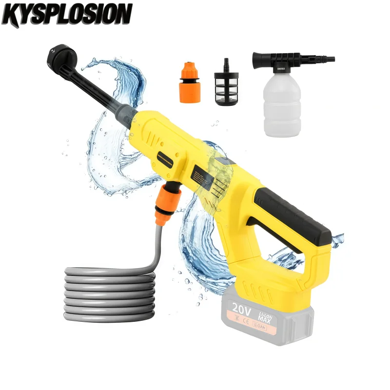 Cordless Pressure Washer for DeWalt 20V Battery 1000PSI Portable Handheld Power Washer Car Floor Garden Wall Cleaning tools
Cordless Pressure Washer for DeWalt 20V Battery 1000PSI Portable Handheld Power Washer Car Floor Garden Wall Cleaning tools