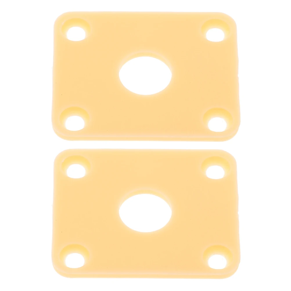 2 Pcs Electric Guitar Jack Cover Bottle Base Plate Back Input Socket Hardware Jackplate Yellow Parts
2 Pcs Electric Guitar Jack Cover Bottle Base Plate Back Input Socket Hardware Jackplate Yellow Parts