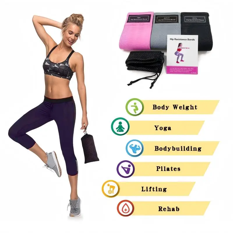 Yoga Fitness Training Resistance Band Hip Circle Booty Lift Band Squat Resistance Loop Training Resistance Band
Yoga Fitness Training Resistance Band Hip Circle Booty Lift Band Squat Resistance Loop Training Resistance Band