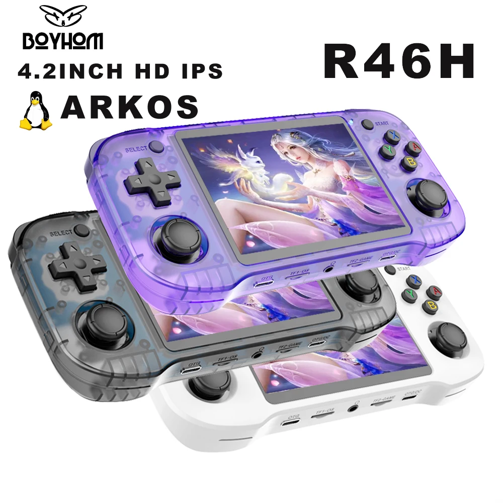 Портативная игровая консоль BOYHOM R46H с 4,2-дюймовым HD IPS-экраном и более 15000 играми, портативный видеоплеер
Портативная игровая консоль BOYHOM R46H с 4,2-дюймовым HD IPS-экраном и более 15000 играми, портативный видеоплеер