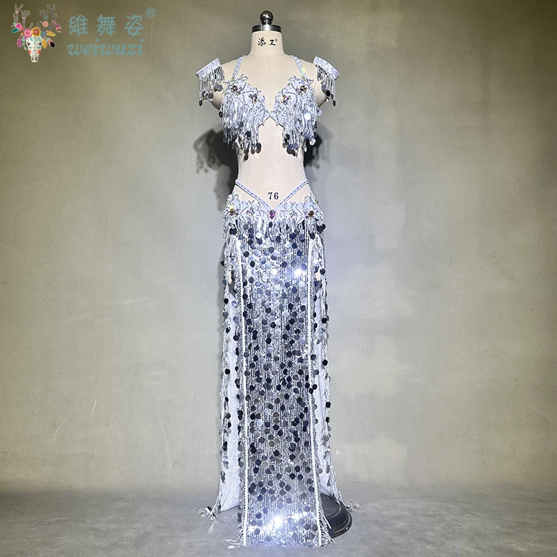 Belly Dance Professional Performance Clothes Sequin Tassel long Skirt Race Costumes Customization Adult Children Oriental Outfit
Belly Dance Professional Performance Clothes Sequin Tassel long Skirt Race Costumes Customization Adult Children Oriental Outfit