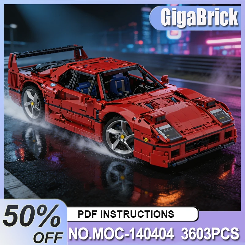 MOC 140404 Luxury Detailed Technical Super Sports Car Model Building Block Bricks Puzzle DIY Toys Birthday Gifts For Kids
MOC 140404 Luxury Detailed Technical Super Sports Car Model Building Block Bricks Puzzle DIY Toys Birthday Gifts For Kids