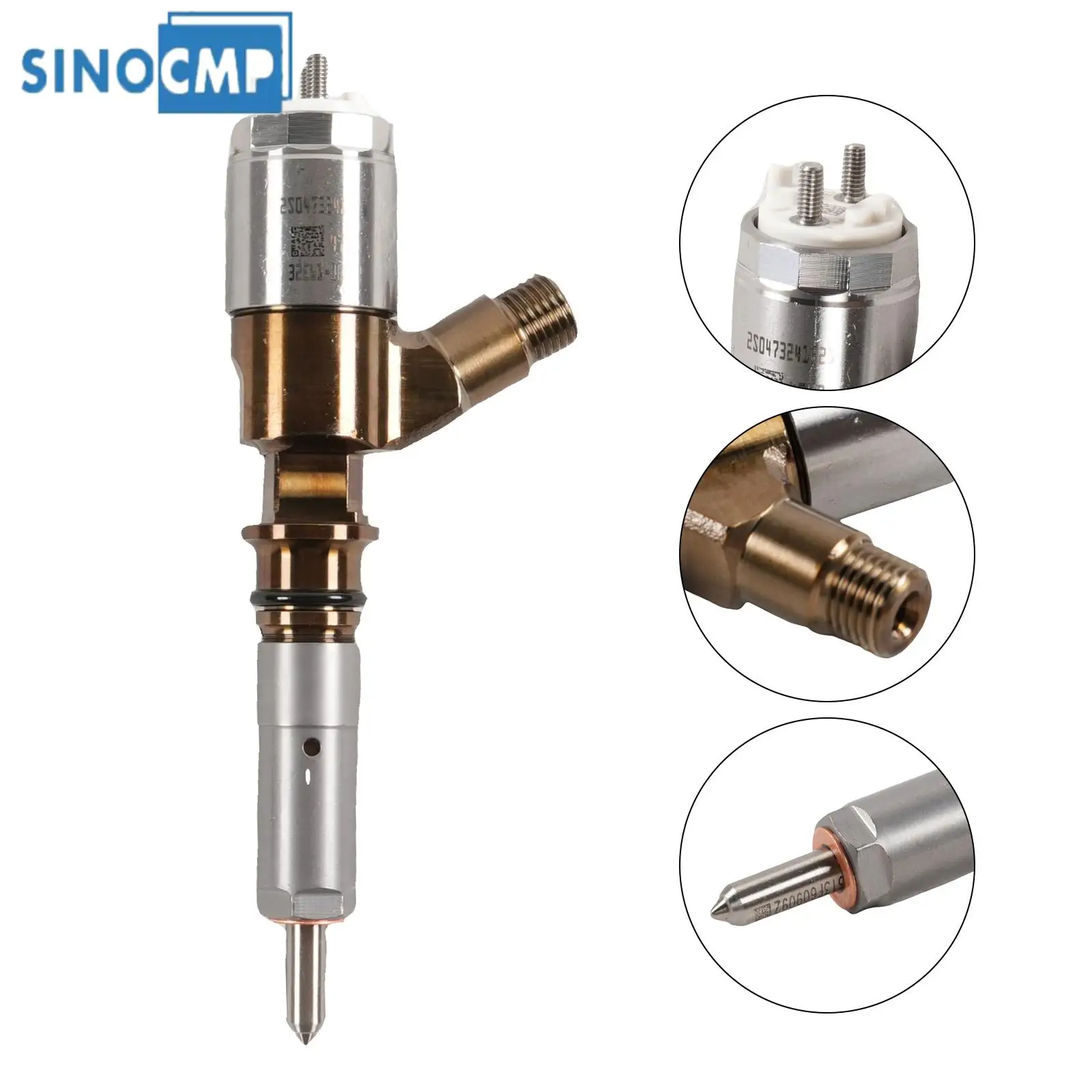 326-4700 326-4756 320-0690 SINOCMP 1PCS Diesel Fuel Injector For Caterpillar CAT Engine C-6 C6.4 320D 321D 323D Excavators
326-4700 326-4756 320-0690 SINOCMP 1PCS Diesel Fuel Injector For Caterpillar CAT Engine C-6 C6.4 320D 321D 323D Excavators