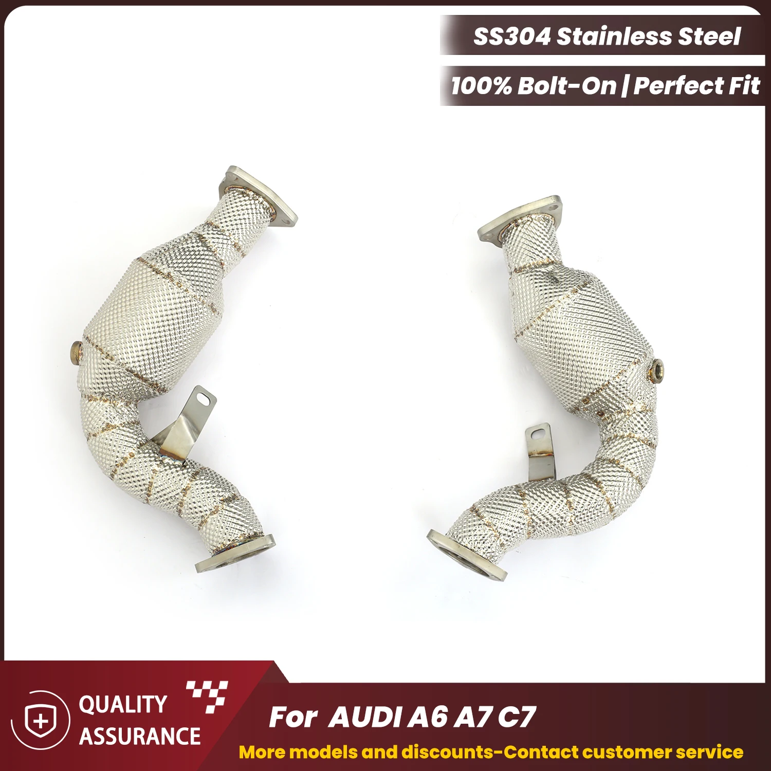 High Flow Downpipe For Audi A6 A7 C7 3.0T Exhaust System Performance Upgrade Turbo Sound +18HP Gain Aggressive Tone Tuning Parts
High Flow Downpipe For Audi A6 A7 C7 3.0T Exhaust System Performance Upgrade Turbo Sound +18HP Gain Aggressive Tone Tuning Parts