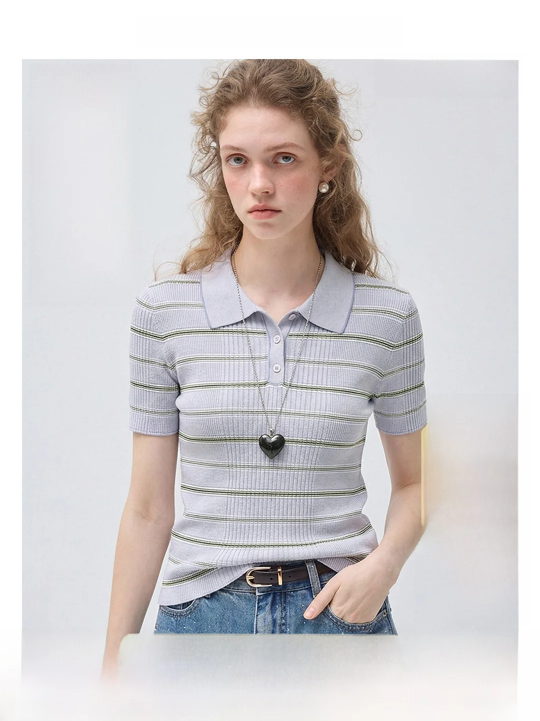 VEGA CHANG Women's Striped Short Sleeve Neck Knitwear T-shirt Commute Style Summer New Arrival Breathable Straight Cut
VEGA CHANG Women's Striped Short Sleeve Neck Knitwear T-shirt Commute Style Summer New Arrival Breathable Straight Cut