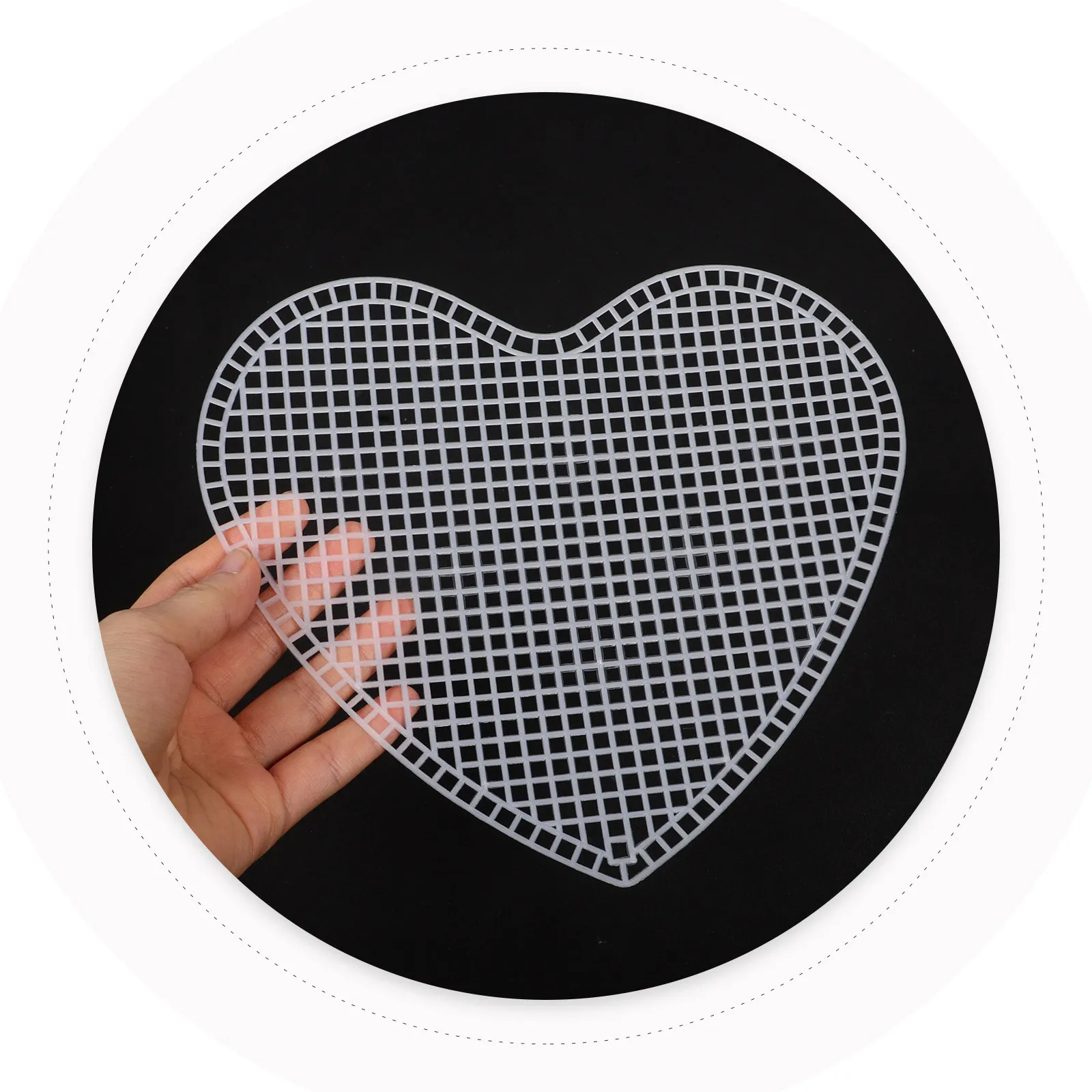 6Sets Plastic Embroidery Mesh Heart Design Crochet Bag Bottom Base for Handbag Making Kit Purse Bottom Insert DIY Craft Supplies
6Sets Plastic Embroidery Mesh Heart Design Crochet Bag Bottom Base for Handbag Making Kit Purse Bottom Insert DIY Craft Supplies