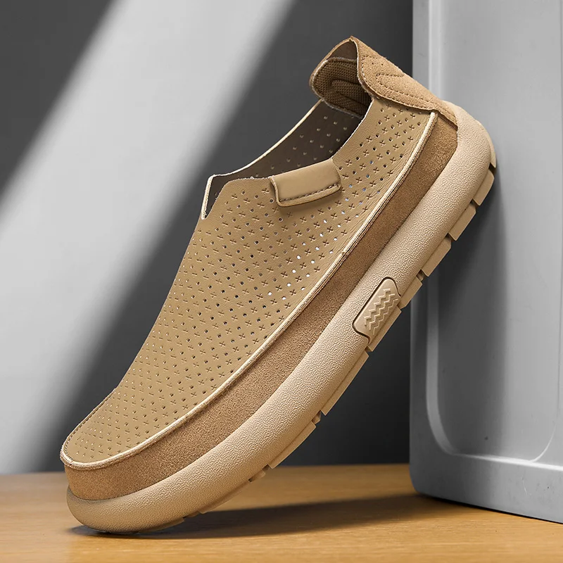 Men's slip on casual shoes summer new breathable lightweight soft sole non slip outdoor walking shoes comfort sports board shoes
Men's slip on casual shoes summer new breathable lightweight soft sole non slip outdoor walking shoes comfort sports board shoes
