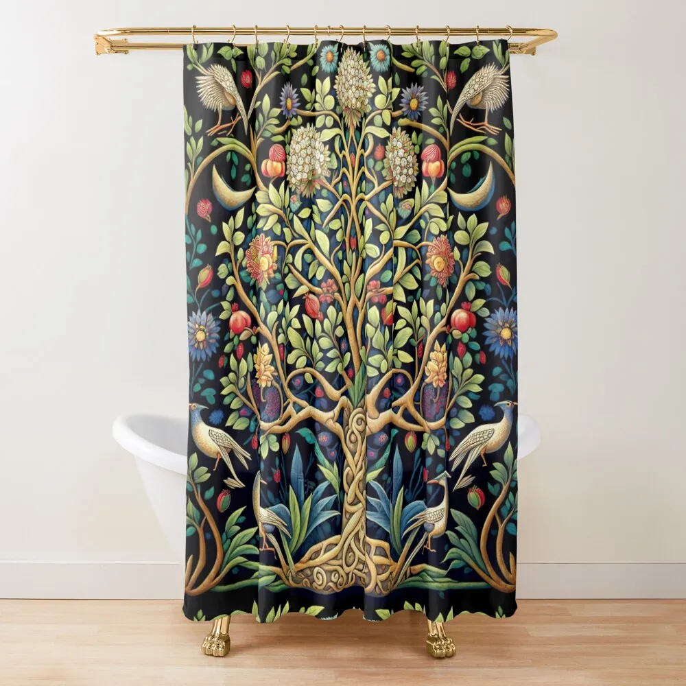 Folklore tree of life Shower Curtain Elegant Bathroom Toilet Accessories Bathroom Waterproof Bath And Anti-Mold Curtain
Folklore tree of life Shower Curtain Elegant Bathroom Toilet Accessories Bathroom Waterproof Bath And Anti-Mold Curtain