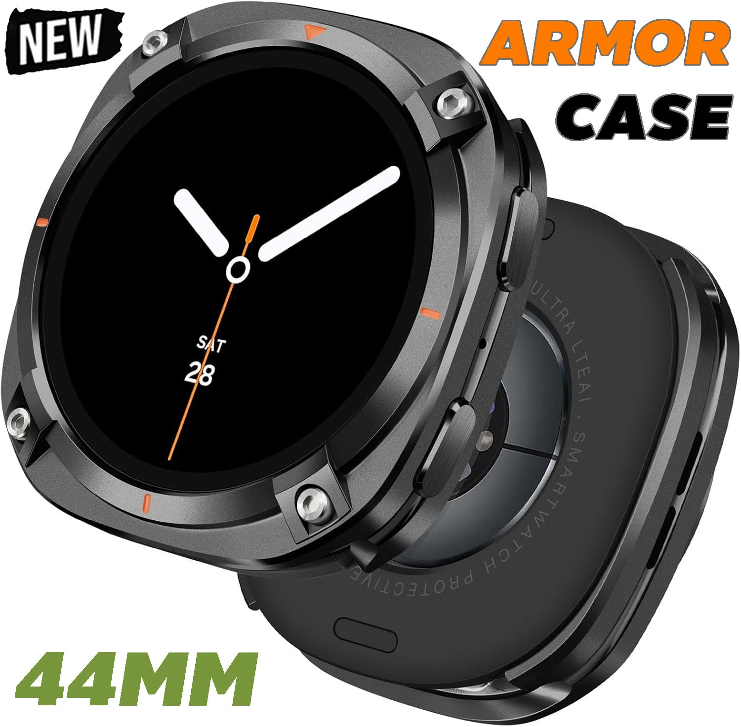 Armor Metal Case For Samsung Galaxy Watch 8 44mm Cover Case Accessories Hard Frame Metal Protective Bumper for Galaxy Watch 8
Armor Metal Case For Samsung Galaxy Watch 8 44mm Cover Case Accessories Hard Frame Metal Protective Bumper for Galaxy Watch 8