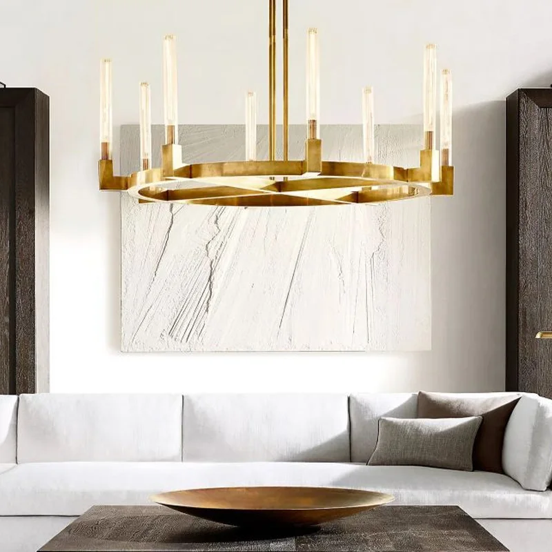 Premium American Style Chandelier 2025 New Round Long Pendant Lamp 3 Color Dimmable Ceiling Light Luster
Premium American Style Chandelier 2025 New Round Long Pendant Lamp 3 Color Dimmable Ceiling Light Luster