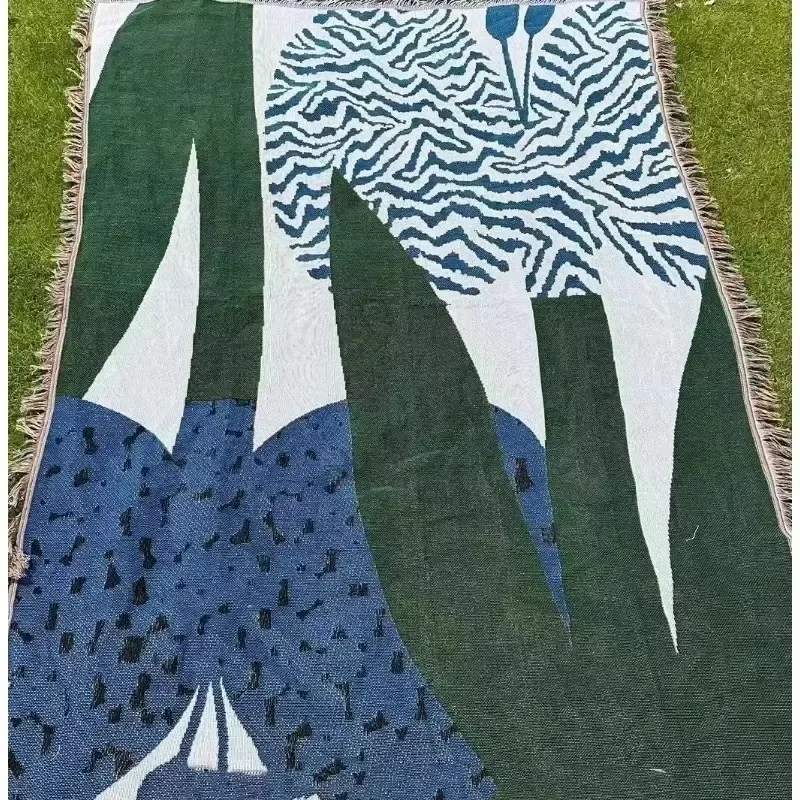 Art Geometric Blanket Art Tapestry Outdoor Camping Picnic Mat Leisure Tassel Sofa Cover Home Decoration Light Luxury and Durable
Art Geometric Blanket Art Tapestry Outdoor Camping Picnic Mat Leisure Tassel Sofa Cover Home Decoration Light Luxury and Durable