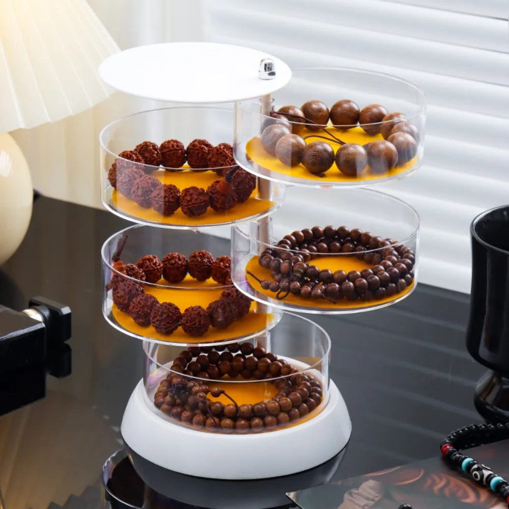 Multi Layer Transparent Storage Box Dust Proof Bracelet Necklace Cosmetics Rotating Box Round Organizer Jewelry Display Shelf
Multi Layer Transparent Storage Box Dust Proof Bracelet Necklace Cosmetics Rotating Box Round Organizer Jewelry Display Shelf