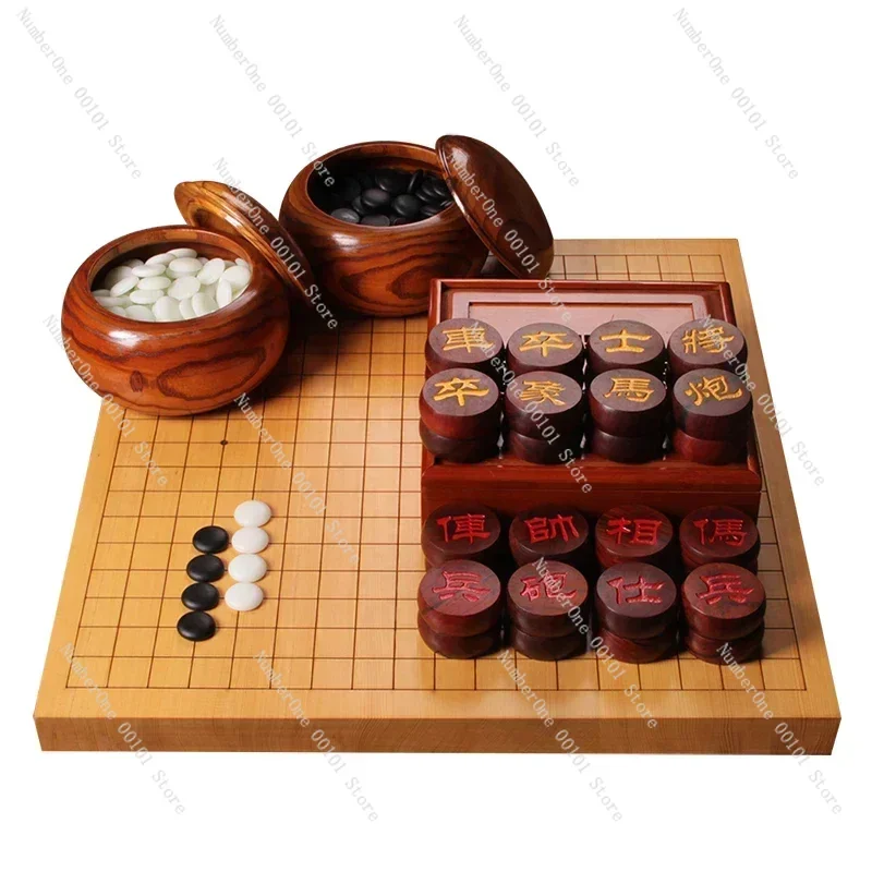 Torreya Wood Dual-Use Enclosure Chessboard, Jujuba Tree Chess Jar com Novo Yunzi Go Piece Set
Torreya Wood Dual-Use Enclosure Chessboard, Jujuba Tree Chess Jar com Novo Yunzi Go Piece Set