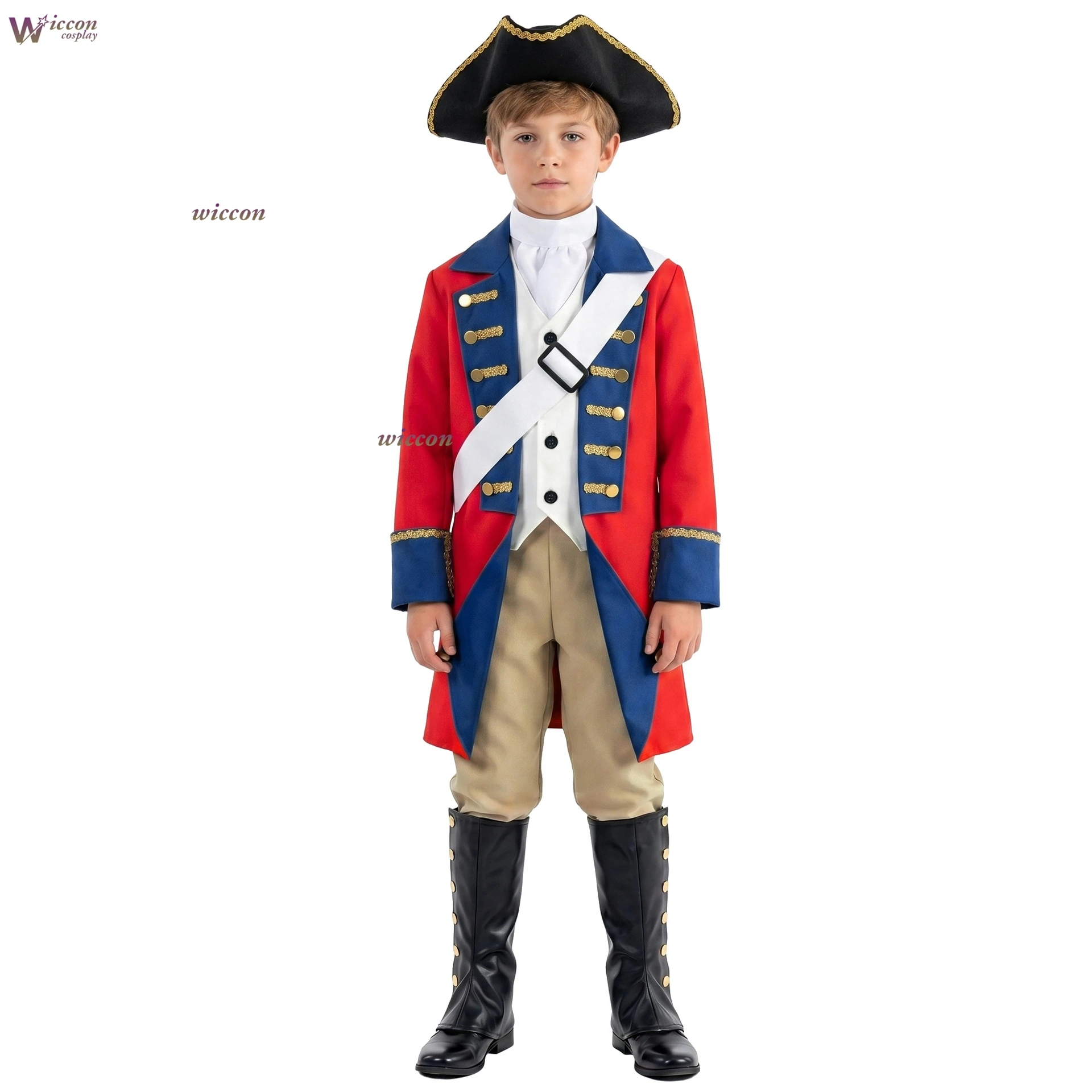 Uniform British Redcoat Costume UHistorical Colonial General niform cosplay costume party role play performance Halloween
Uniform British Redcoat Costume UHistorical Colonial General niform cosplay costume party role play performance Halloween