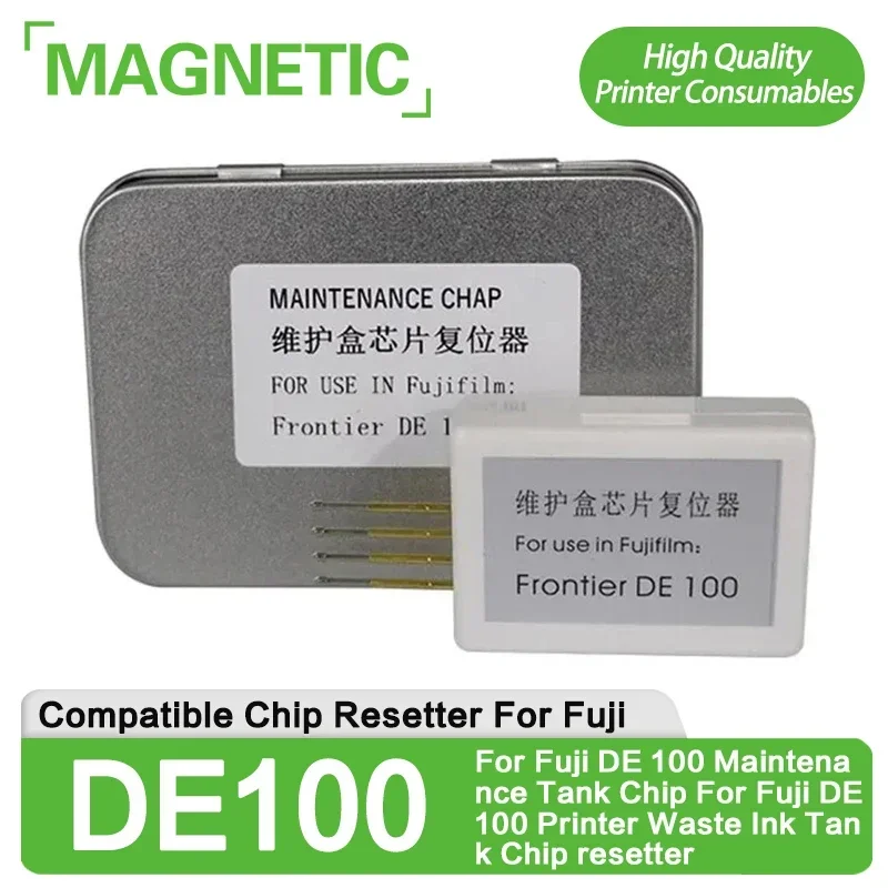 DE100 Maintenance Tank Chip resetter For Fuji DE 100 Maintenance Tank Chip For Fuji DE 100 Printer Waste Ink Tank Chip resetter
DE100 Maintenance Tank Chip resetter For Fuji DE 100 Maintenance Tank Chip For Fuji DE 100 Printer Waste Ink Tank Chip resetter