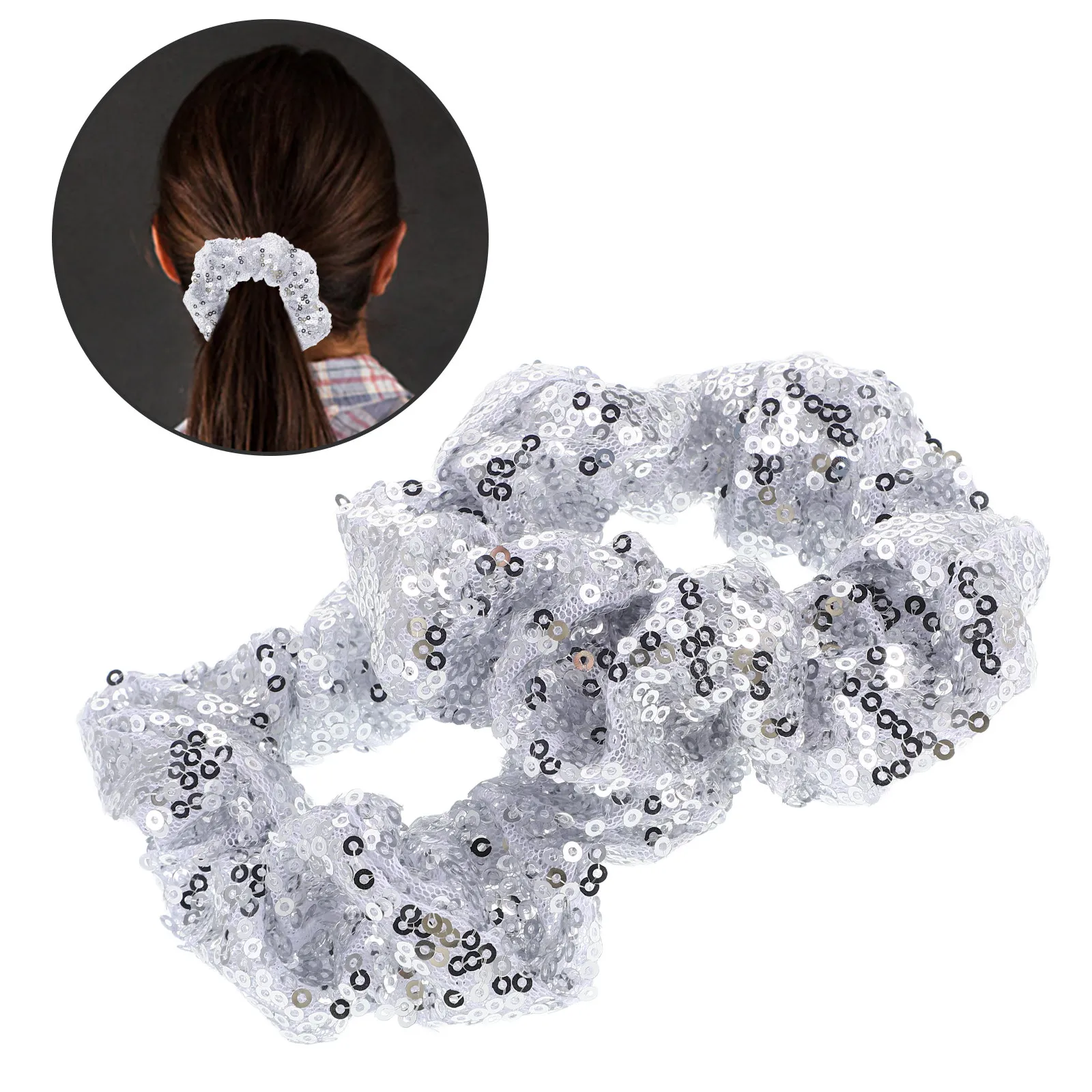 2 шт. резинки для волос с пайетками, яркие эластичные резинки для волос из мягкой блестящей ткани для женщин, для вечеринок, фестивалей, Рождества, для создания прически с блестящим хвостиком
2 шт. резинки для волос с пайетками, яркие эластичные резинки для волос из мягкой блестящей ткани для женщин, для вечеринок, фестивалей, Рождества, для создания прически с блестящим хвостиком