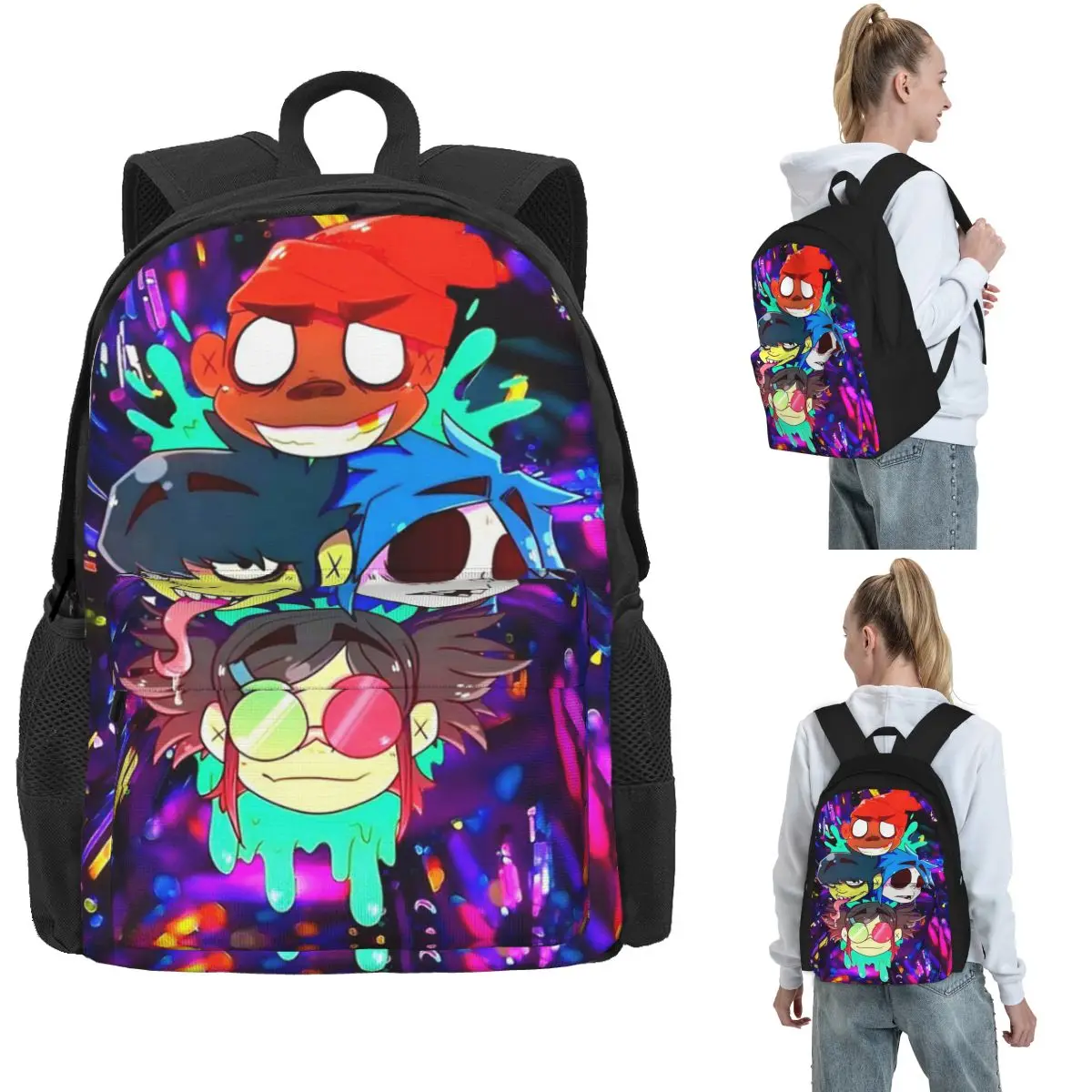 Gorillaz Band Backpack Hot Sale Daypack Large Capacity Children BookBag School Bag Shoulder Bags for Men Women
Gorillaz Band Backpack Hot Sale Daypack Large Capacity Children BookBag School Bag Shoulder Bags for Men Women