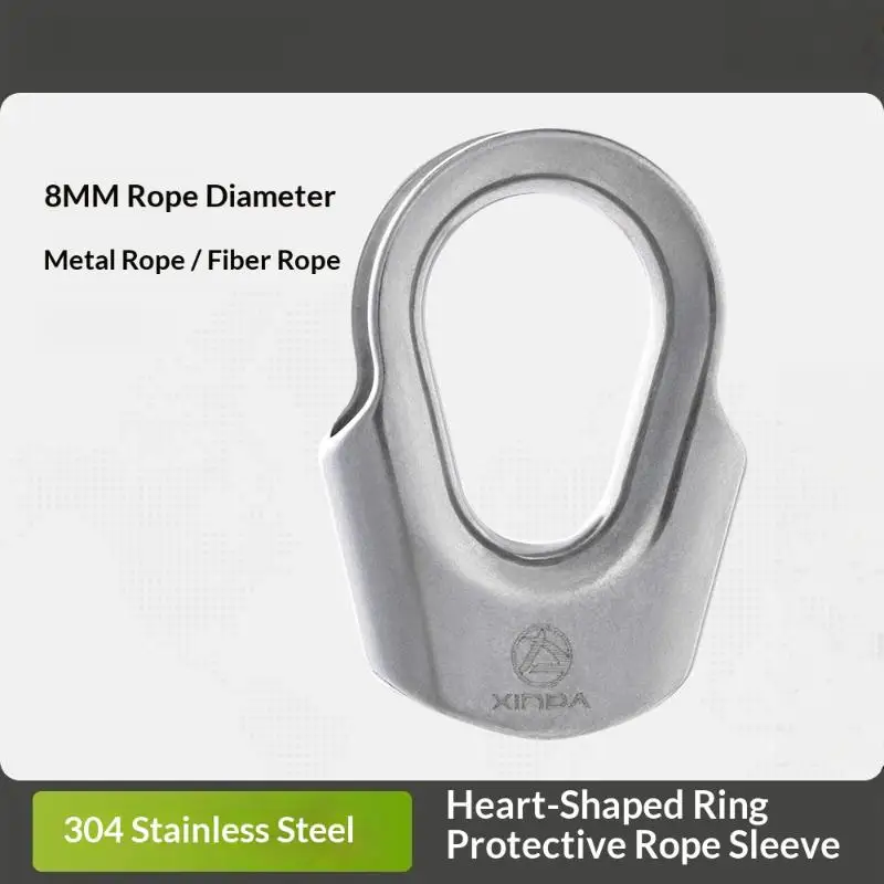 Stainless Steel Cable Thimble Wire Rope Protector Wear Resistant Groove For High Altitude Operation Climbing Rigging Connection
Stainless Steel Cable Thimble Wire Rope Protector Wear Resistant Groove For High Altitude Operation Climbing Rigging Connection