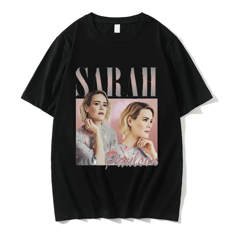 Sarah Paulson Graphic Tshirt Men Women Hip Hop Oversized T-shirts Male 90s Vintage T Shirt Men's Casual Cotton Short Sleeve Tees
Sarah Paulson Graphic Tshirt Men Women Hip Hop Oversized T-shirts Male 90s Vintage T Shirt Men's Casual Cotton Short Sleeve Tees