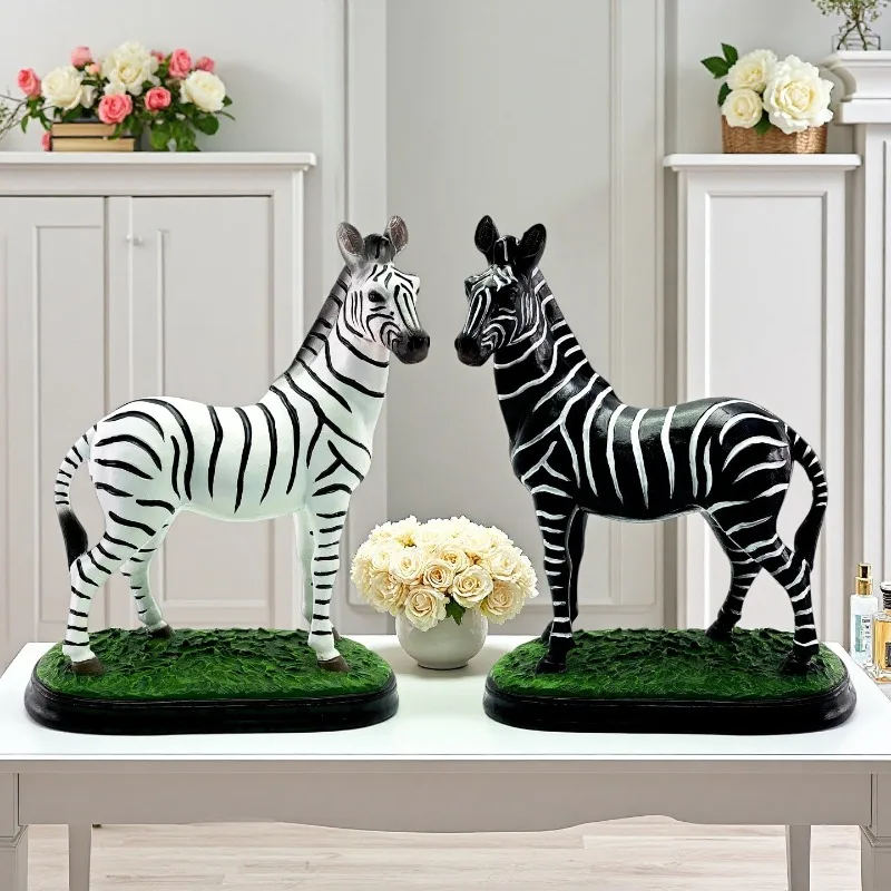 Simulated Zebra OrnamentResin Craft New Wildlife Park Model Doll Collection Toy Doll Children's Gift Living Room Entrance Statue
Simulated Zebra OrnamentResin Craft New Wildlife Park Model Doll Collection Toy Doll Children's Gift Living Room Entrance Statue