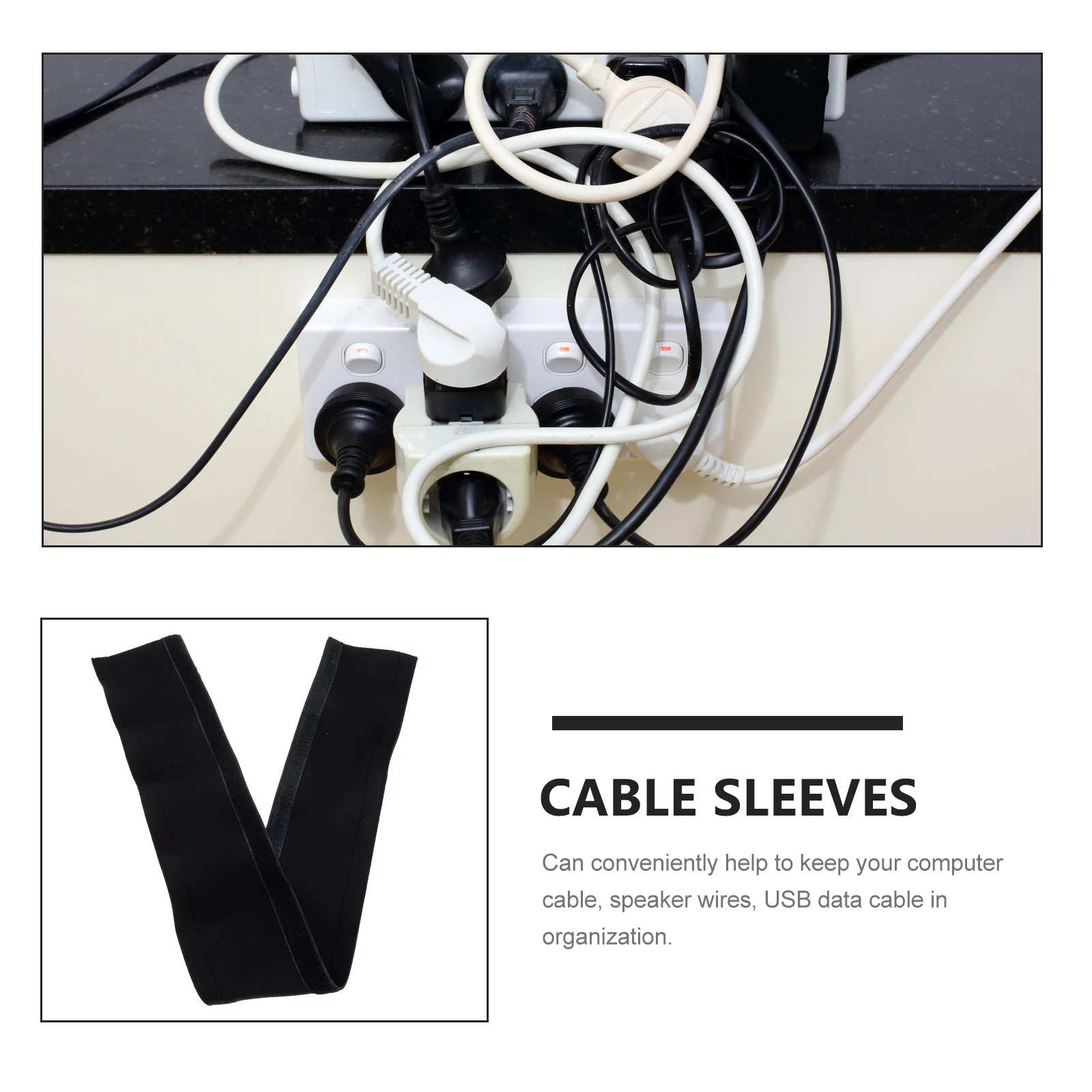 Cable Management Sleeves Wire Protector Cord Cover ganizer 1M Black High Stretch Smooth Shake Proof Neoprene Office Desk Tidy
Cable Management Sleeves Wire Protector Cord Cover ganizer 1M Black High Stretch Smooth Shake Proof Neoprene Office Desk Tidy