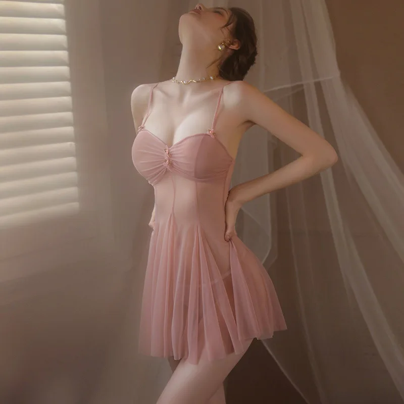 Sexy Perspective Female Underwear Breathable Casual Intimate Night-style Dream Lace Through Pajamas
Sexy Perspective Female Underwear Breathable Casual Intimate Night-style Dream Lace Through Pajamas