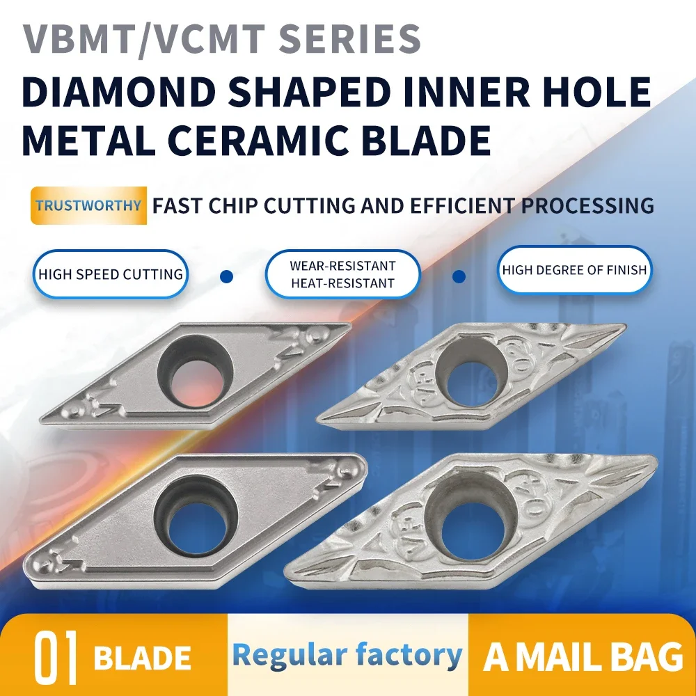 VBMT160404 VBMT160404 Inserts for Hardened Steel Stainless Alloy CNC Lathe Turning Tools High Hardness Heat Resistance
VBMT160404 VBMT160404 Inserts for Hardened Steel Stainless Alloy CNC Lathe Turning Tools High Hardness Heat Resistance