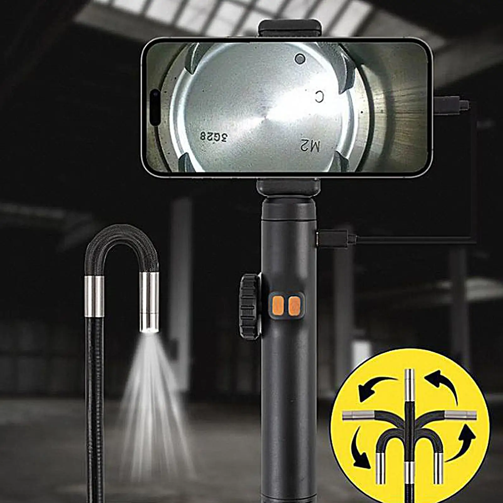 Endoscope Camera With Light Industrial Endoscope Camera Flexible Snake Scope For Mechanics Electrical Equipment Duct Automotive
Endoscope Camera With Light Industrial Endoscope Camera Flexible Snake Scope For Mechanics Electrical Equipment Duct Automotive