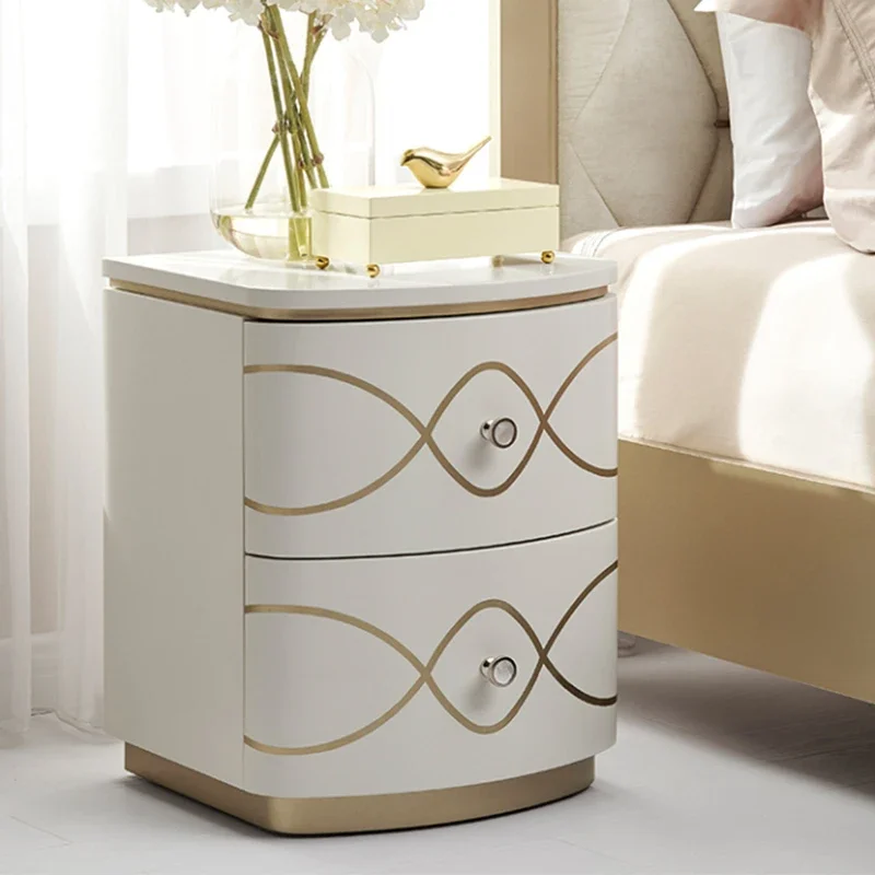 bedside table Solid wood Modern bedroom furniture with storage drawers Stainless steel, suitable for home living rooms
bedside table Solid wood Modern bedroom furniture with storage drawers Stainless steel, suitable for home living rooms