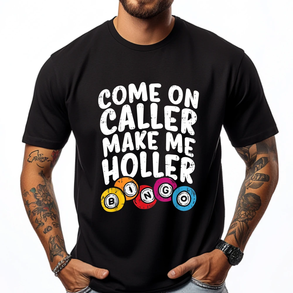 Come On Caller Make Me Holler Bingo Funny Player Gift Quote Graphic T Shirts Men Eco-friendly and Healthy Camiseta
Come On Caller Make Me Holler Bingo Funny Player Gift Quote Graphic T Shirts Men Eco-friendly and Healthy Camiseta