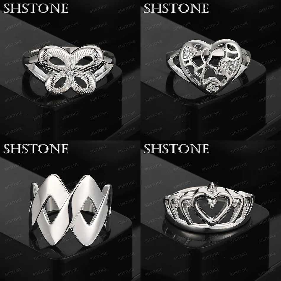 Size 7-10 925 Sterling Silver Heart Butterfly Crown Wave Ring For Men Women Engagement Party Jewelry Luxury Gift Accessories
Size 7-10 925 Sterling Silver Heart Butterfly Crown Wave Ring For Men Women Engagement Party Jewelry Luxury Gift Accessories