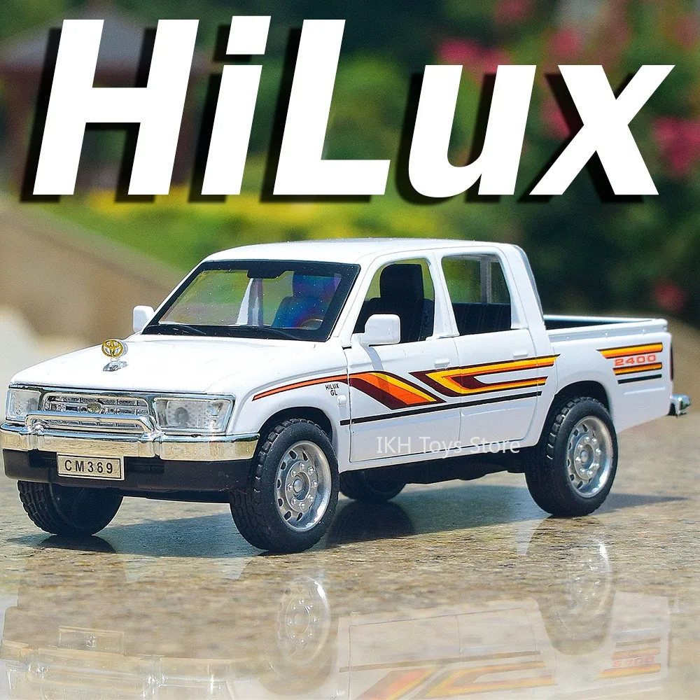 1:32 HiLux Tacoma Model Toy Cars Alloy Diecast Miniature Off-road Vehicles Sound Light Doors Opened Pull Back for Children Gifts
1:32 HiLux Tacoma Model Toy Cars Alloy Diecast Miniature Off-road Vehicles Sound Light Doors Opened Pull Back for Children Gifts