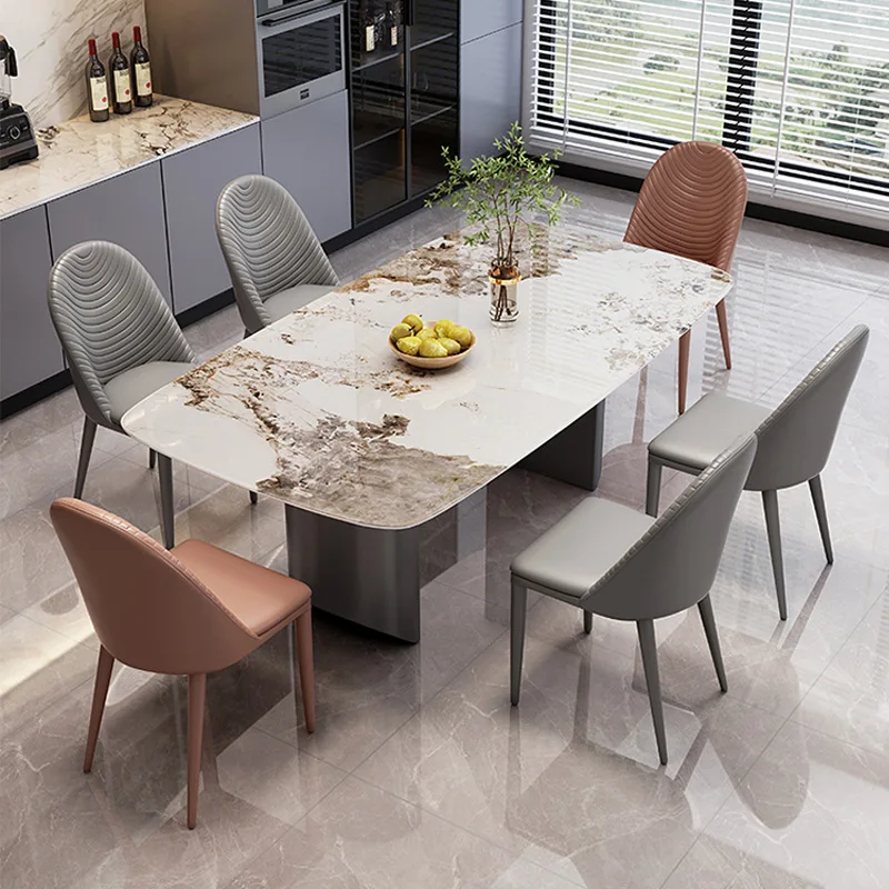 Morden Design Luxury Restaurant Square Marble Top 6 Dining Chairs Home Dining Room Furniture Set Dining Tables
Morden Design Luxury Restaurant Square Marble Top 6 Dining Chairs Home Dining Room Furniture Set Dining Tables