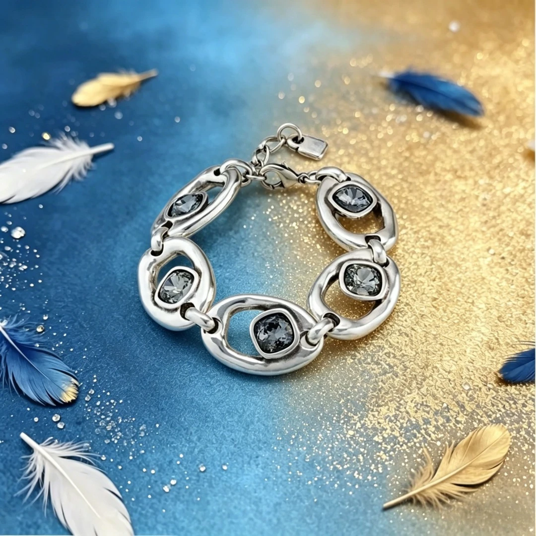 2026 New Spain S925 Silver Fashion Exquisite Gemstone Bracelet, European and American Style Boutique Jewelry
2026 New Spain S925 Silver Fashion Exquisite Gemstone Bracelet, European and American Style Boutique Jewelry
