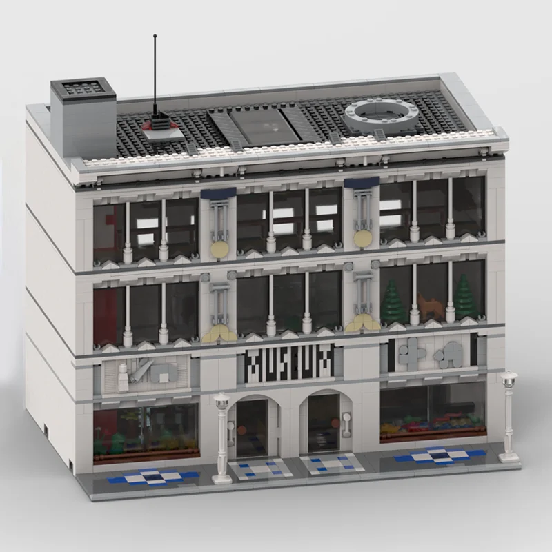 2604pcs MOC Modular Streetscape Museum Natural History Model Building Blocks Architecture Toy Christmas Gifts Brick Kids DIY
2604pcs MOC Modular Streetscape Museum Natural History Model Building Blocks Architecture Toy Christmas Gifts Brick Kids DIY