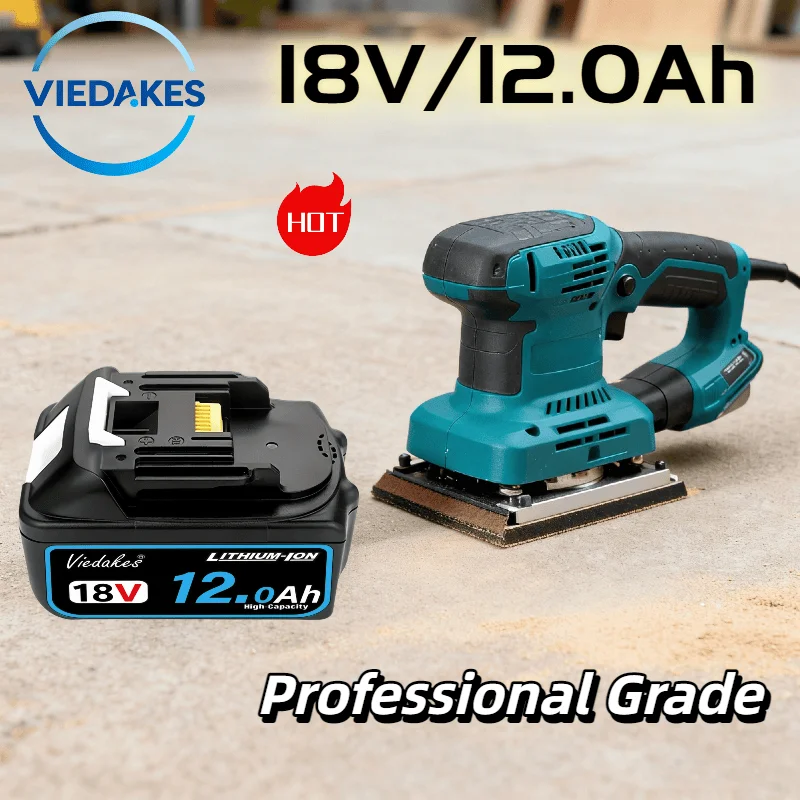 18V12.0Ah Lithium-Ion Battery for Makita,Replacement Battery for BL1840 BL1850 LXT400 Power Tools,Fast Charging&High Performance
18V12.0Ah Lithium-Ion Battery for Makita,Replacement Battery for BL1840 BL1850 LXT400 Power Tools,Fast Charging&High Performance