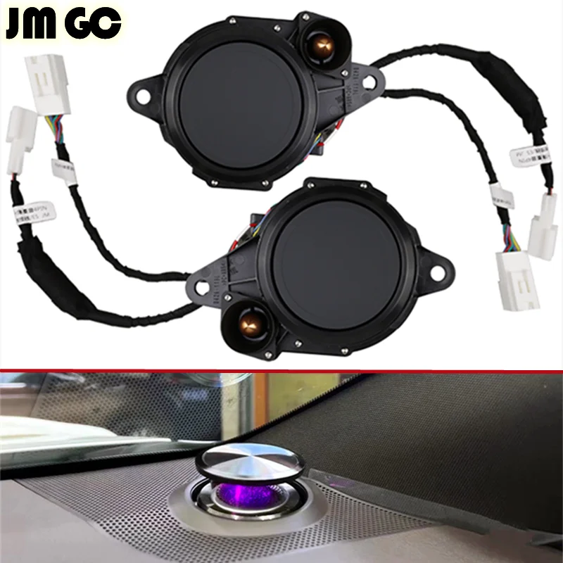 Car dashboard lift high tone suitable for Lexus ES LED Speaker cover supports synchronized 64 color Ambient light
Car dashboard lift high tone suitable for Lexus ES LED Speaker cover supports synchronized 64 color Ambient light