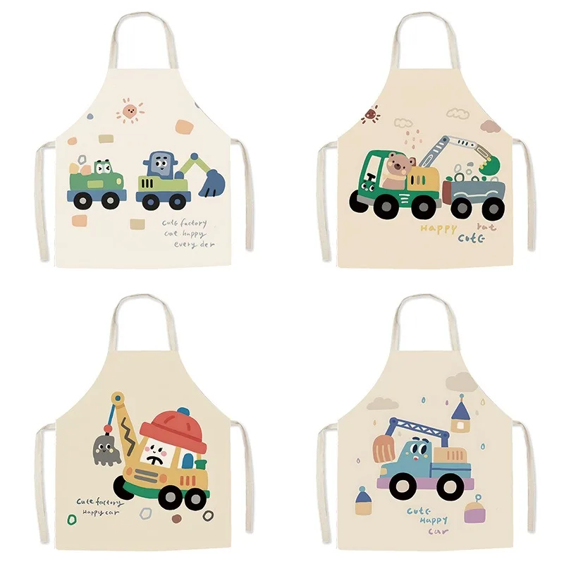 Kawaii Cartoon Excavator Bear Apron Women Kids Kitchen Cooking Baking Accessories Cute Car Sleeveless Bib Household Cleaning
Kawaii Cartoon Excavator Bear Apron Women Kids Kitchen Cooking Baking Accessories Cute Car Sleeveless Bib Household Cleaning