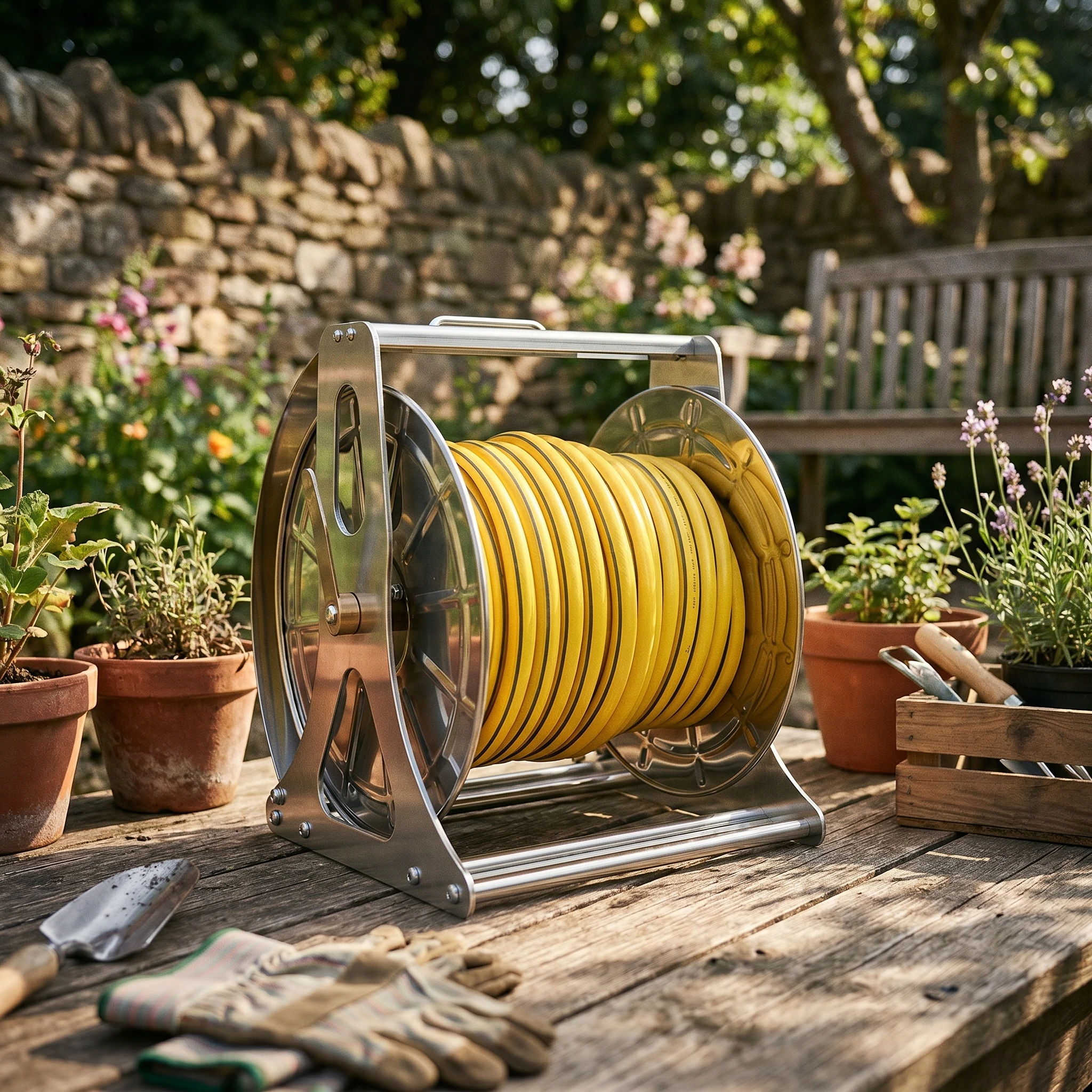 Stainless Steel Hose Reel Rust Resistant Wall Mounted Hose Reel Tangletangle-Resistant Winding Heavy Duty for Yard
Stainless Steel Hose Reel Rust Resistant Wall Mounted Hose Reel Tangletangle-Resistant Winding Heavy Duty for Yard