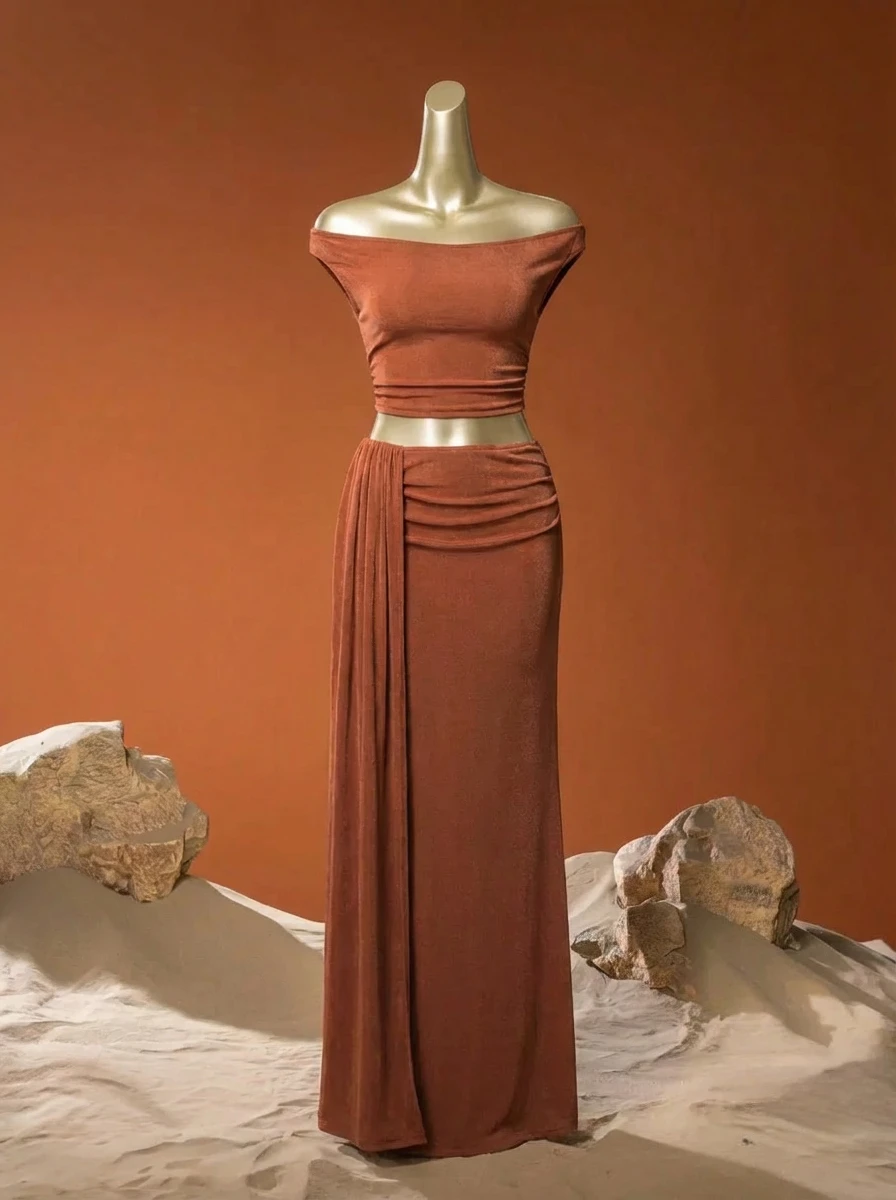 Летний французский сексуальный элегантный богемный комплект из двух предметов, женский тонкий топ без рукавов + длинная юбка со средней талией, повседневный комплект для пляжного отдыха
Летний французский сексуальный элегантный богемный комплект из двух предметов, женский тонкий топ без рукавов + длинная юбка со средней талией, повседневный комплект для пляжного отдыха