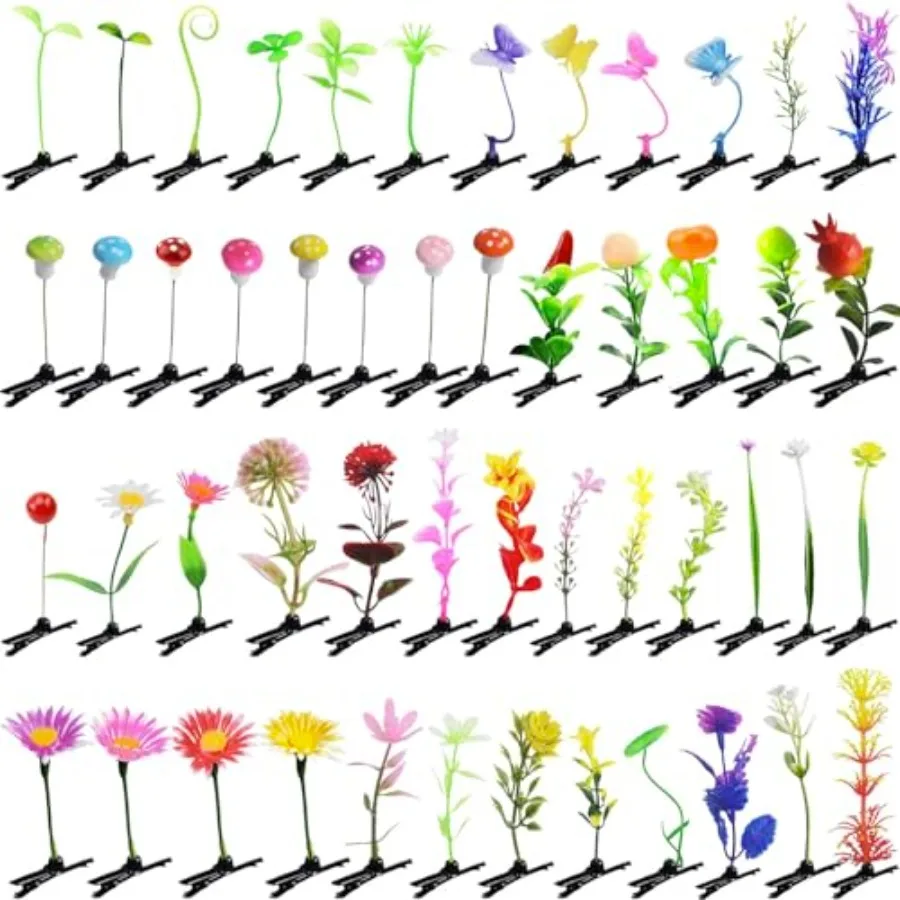 50 Pcs Bean Sprout Hair Clips, Funny Plant Hair Clip Mixed Style Hairpins Flower Hair Clip, Cute Little Grass Barrette Mushroom
50 Pcs Bean Sprout Hair Clips, Funny Plant Hair Clip Mixed Style Hairpins Flower Hair Clip, Cute Little Grass Barrette Mushroom
