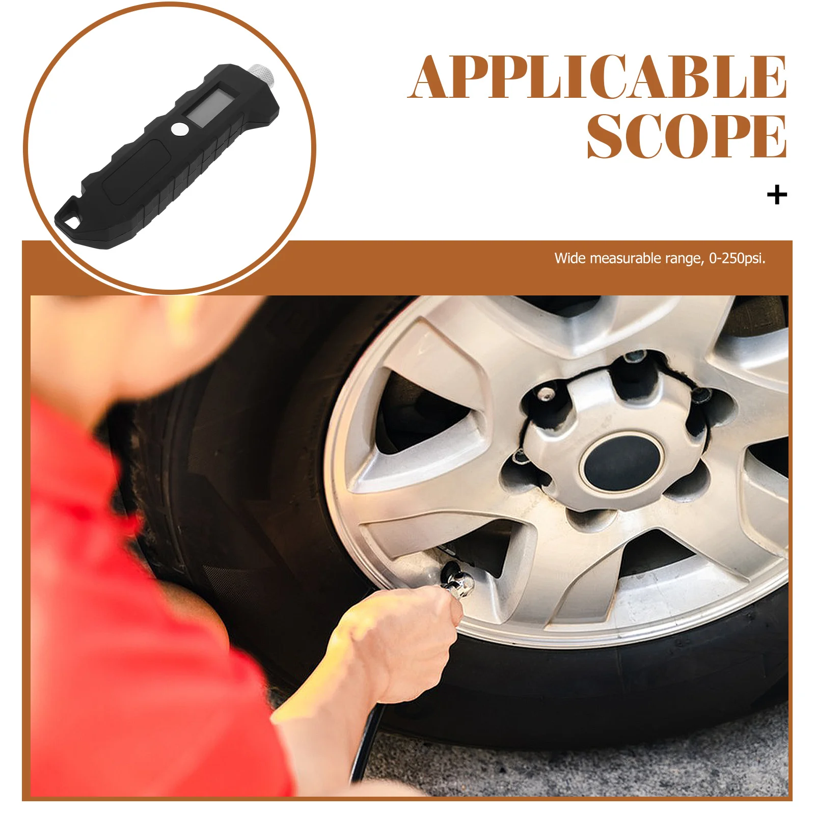 Digital Tire Pressure Gauge 0-250Psi Heavy Duty for Truck Rv Car Motorhome ABS Metal Construction Clear Display Accurate
Digital Tire Pressure Gauge 0-250Psi Heavy Duty for Truck Rv Car Motorhome ABS Metal Construction Clear Display Accurate