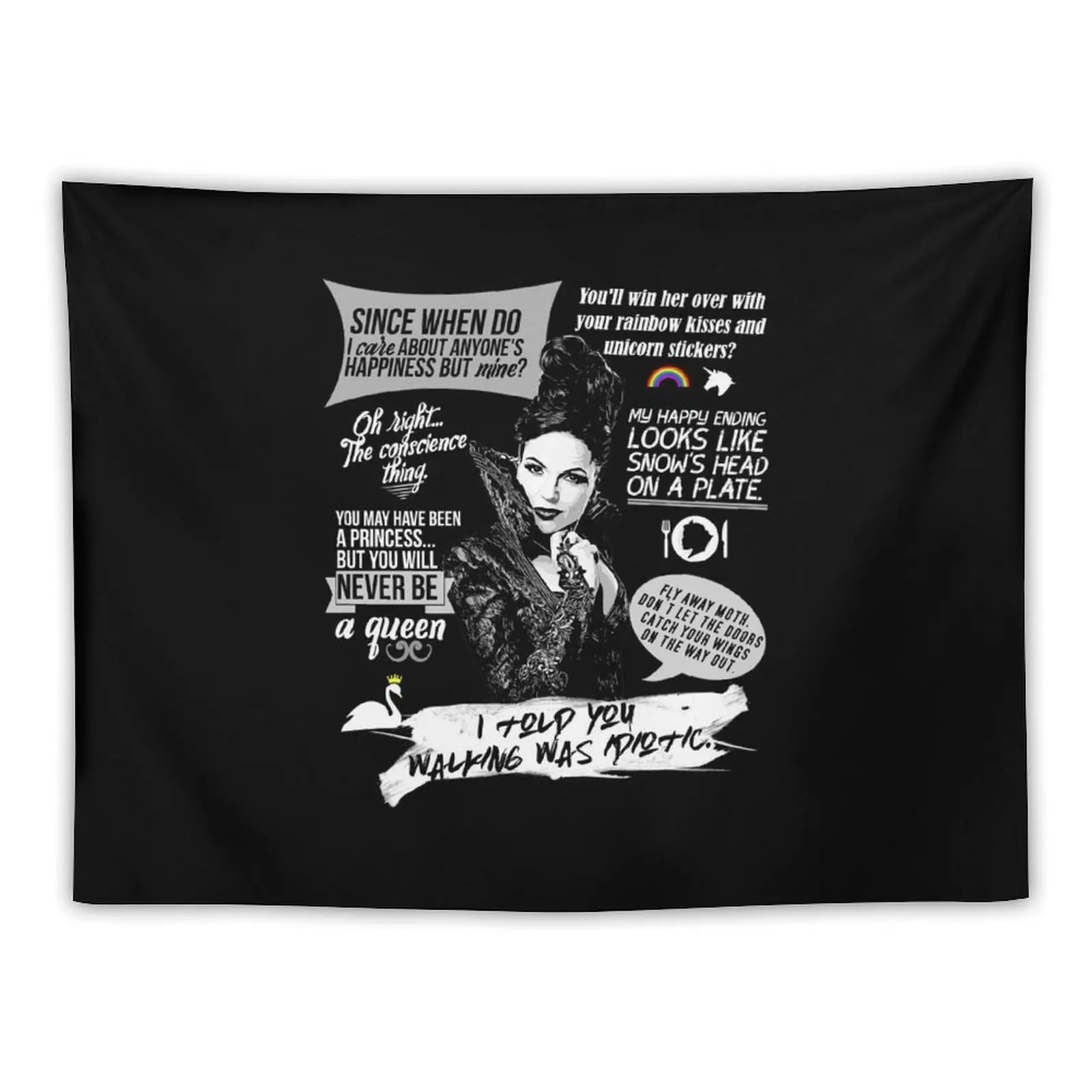 Evil Queen / Regina Mills Quotes - Ouat Tapestry Cute Room Decor Aesthetic Home Decor Wall Tapestries Kawaii Room Decor Tapestry
Evil Queen / Regina Mills Quotes - Ouat Tapestry Cute Room Decor Aesthetic Home Decor Wall Tapestries Kawaii Room Decor Tapestry