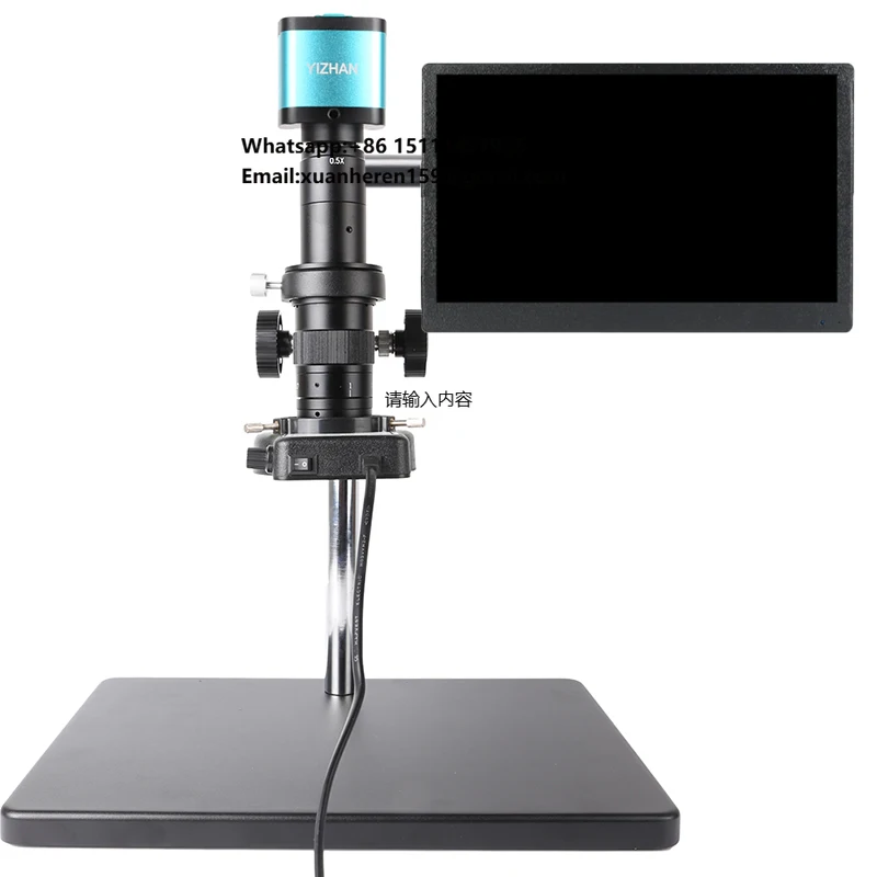 YIZHAN 48MP Microscope Low Price H-D-M-I SMT PCB Electronic Repair Industry Electric Video Microscope with 13.3 Inch Monitor
YIZHAN 48MP Microscope Low Price H-D-M-I SMT PCB Electronic Repair Industry Electric Video Microscope with 13.3 Inch Monitor