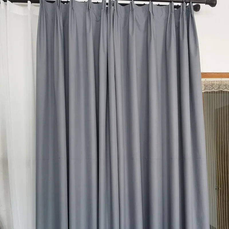 100% Full Blackout Curtains Fabric Composite Black Film Blackout Fabric Hall Not Light Lining Inner Full Black Solid Color Cloth
100% Full Blackout Curtains Fabric Composite Black Film Blackout Fabric Hall Not Light Lining Inner Full Black Solid Color Cloth