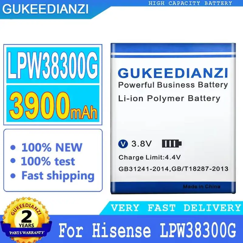 Аккумулятор для мобильного телефона Hisense LPW38300G, прочный, 3900 мАч, с длительным сроком службы
Аккумулятор для мобильного телефона Hisense LPW38300G, прочный, 3900 мАч, с длительным сроком службы